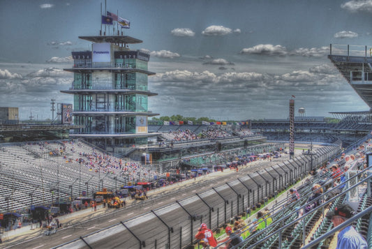 Hulman Suites Indianapolis Motor Speedway - Wooden Jigsaw Puzzle Medium