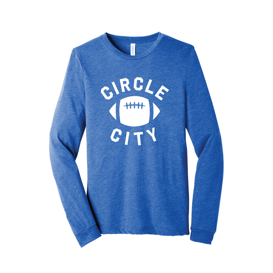 Circle City Football Unisex Triblend Long Sleeve T-shirt