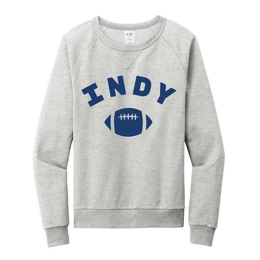 Indy Football Unisex Organic Cotton French Terry Crewneck - Avenue Clothing Company 