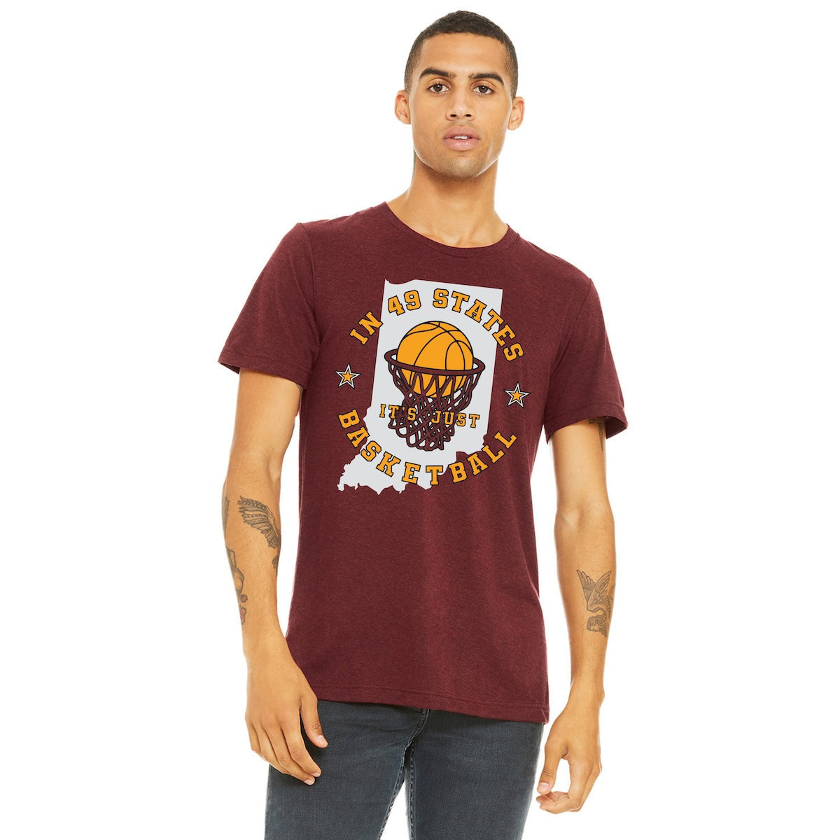 In 49 States Unisex Triblend Cotton T-shirt - Avenue Clothing Company 