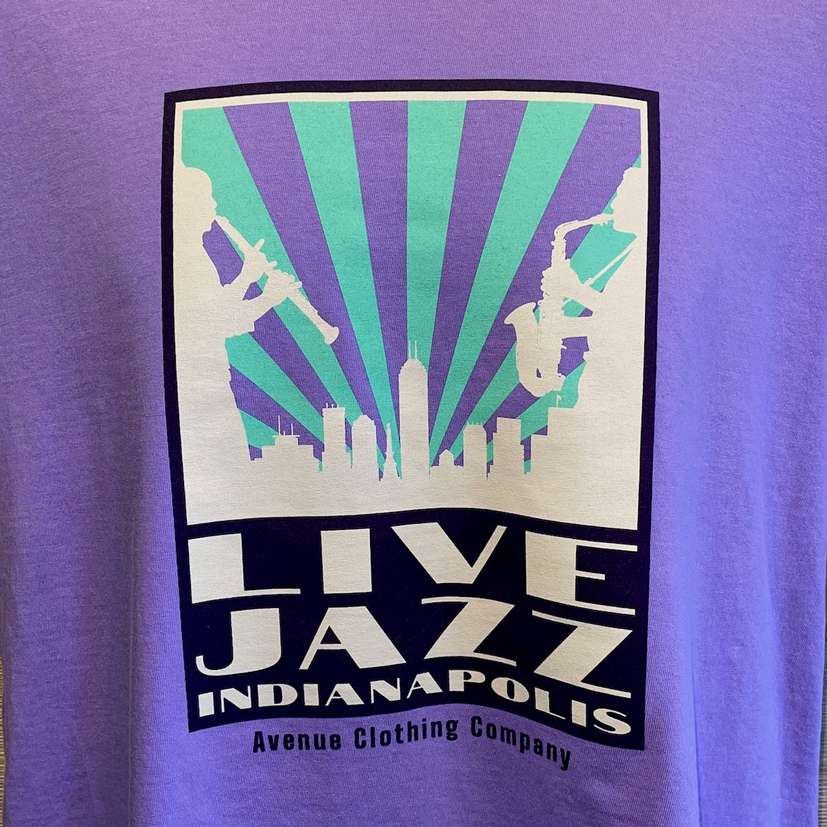 Live Jazz Indy Unisex Garment-Dyed Cotton T-shirt