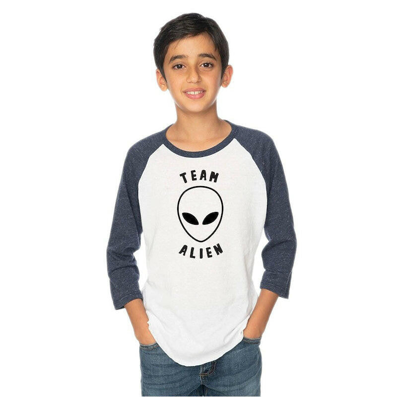 Team Alien Youth Raglan Baseball T-shirt - Avenue Clothing Company 