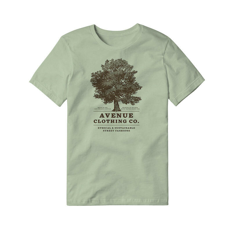 Avenue Clothing Oak Tree T-shirt avocado