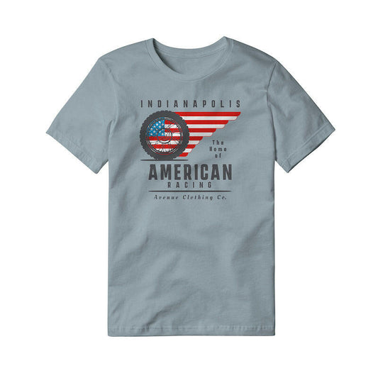 Avenue Clothing Home of America Racing T-shirt blue