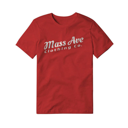 Mass Ave Clothing Co. Cream Logo Unisex Tri-blend T-shirt.