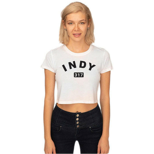 Indy 317 Women's Crop Top Duoblend T-shirt.