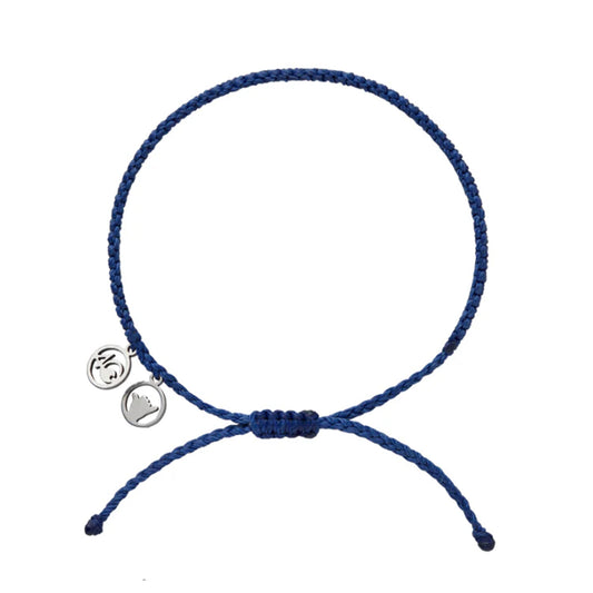 4Ocean Signature Blue Braided Bracelet