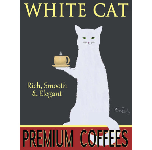 White Cat Premium Coffees Limited Edition Print
